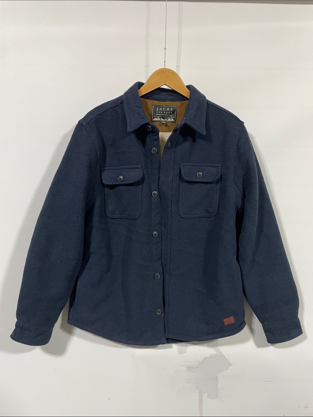 JACHS New York Brown and Black Lightweight Shirt Jacket